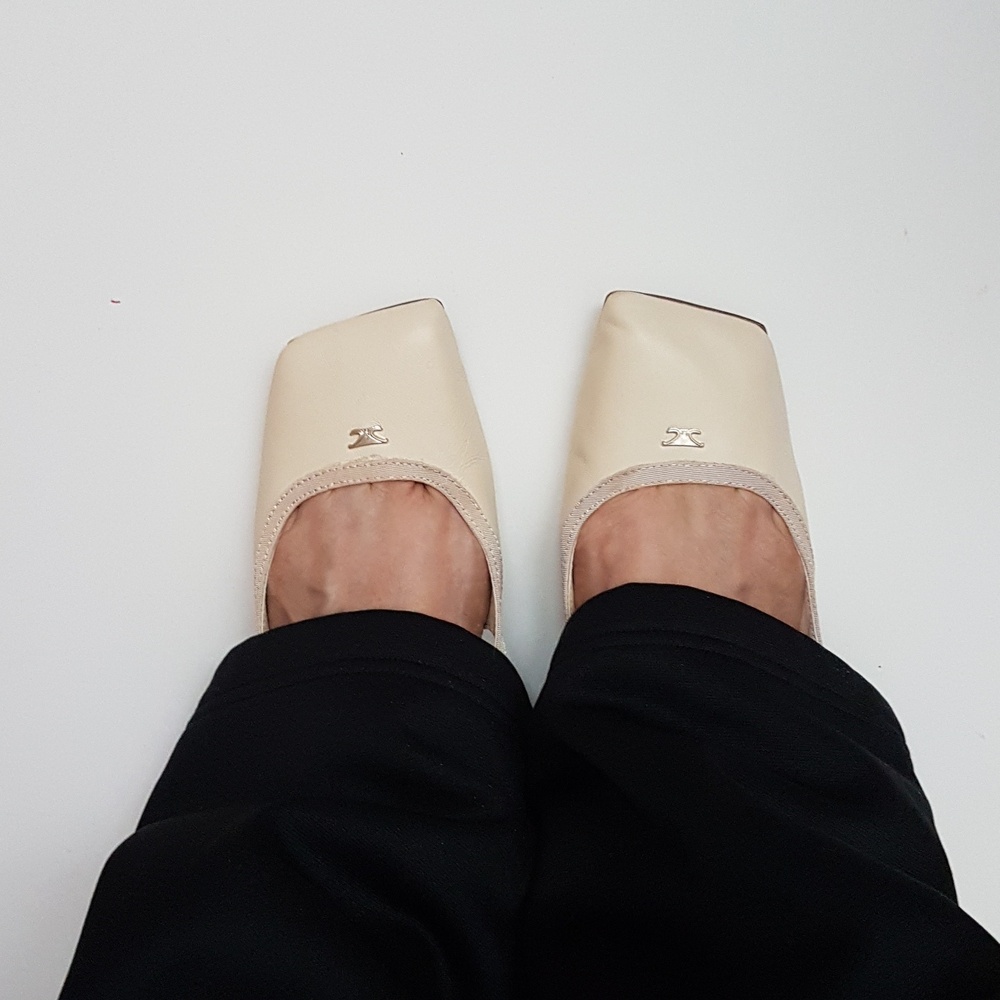Circus by Sam Edelman Women's Beige Slingback Flats